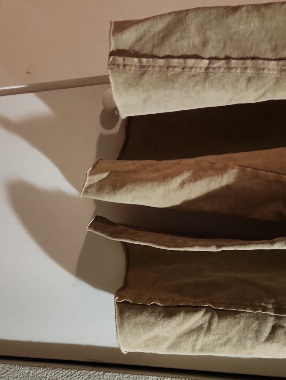 Easel Los Angeles Light Tan distressed Boho Streetwear Wide Legged Pants Sz S - Picture 5 of 9